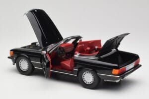 Mercedes 300 SL R107 Μαύρο Norev 1:18 183511 Μέταλλο - εικόνα 5 από 8