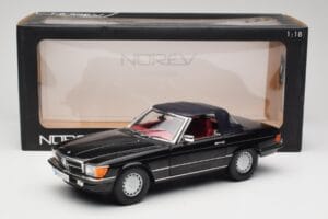 Mercedes 300 SL R107 Μαύρο Norev 1:18 183511 Μέταλλο - εικόνα 8 από 8