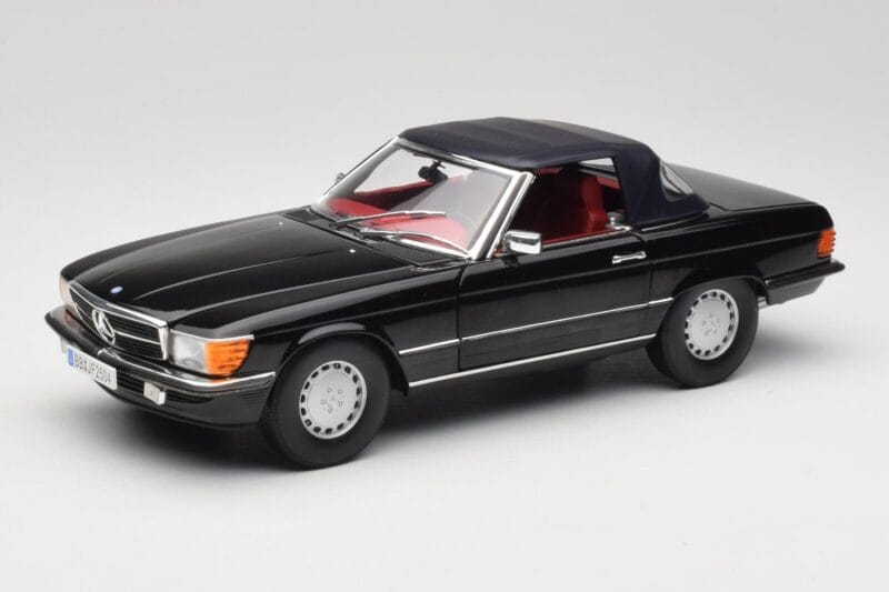 Mercedes 300 SL R107 Μαύρο Norev 1:18 183511 Μέταλλο