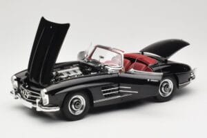 Mercedes 300 SL W198 Roadster Μαύρο Minichamps 1:18 180039036 Μέταλλο - εικόνα 2 από 8
