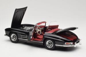 Mercedes 300 SL W198 Roadster Μαύρο Minichamps 1:18 180039036 Μέταλλο - εικόνα 5 από 8