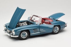 Mercedes 300 SL W198 Roadster Μπλε Minichamps 1:18 180039035 Μέταλλο - εικόνα 2 από 8