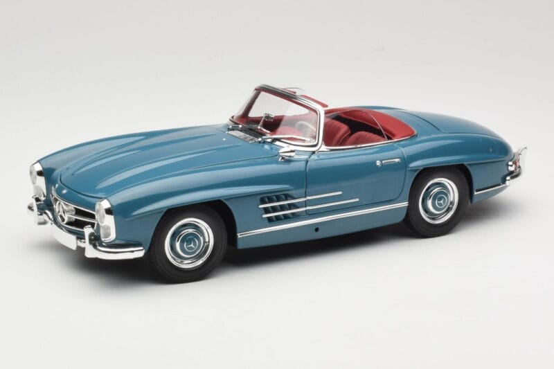 Mercedes 300 SL W198 Roadster Μπλε Minichamps 1:18 180039035 Μέταλλο