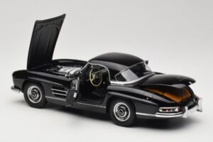 Mercedes 300 SL W198 Roadster With Hardtop Μαύρο Minichamps 1:18 180039040 Μέταλλο - εικόνα 5 από 8