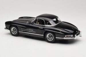 Mercedes 300 SL W198 Roadster With Hardtop Μαύρο Minichamps 1:18 180039040 Μέταλλο - εικόνα 7 από 8