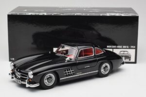 Mercedes 300 SL W198 Μαύρο Minichamps 1:18 180039004 Μέταλλο - εικόνα 8 από 8