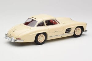 Mercedes 300 SL W198 Κρεμ Με Κόκκινο Εσωτερικό Minichamps 1:18 180039002 Μέταλλο - εικόνα 3 από 8
