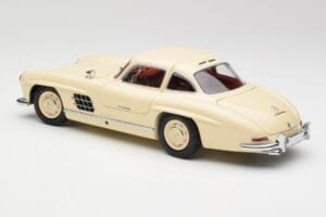 Mercedes 300 SL W198 Κρεμ Με Κόκκινο Εσωτερικό Minichamps 1:18 180039002 Μέταλλο - εικόνα 7 από 8