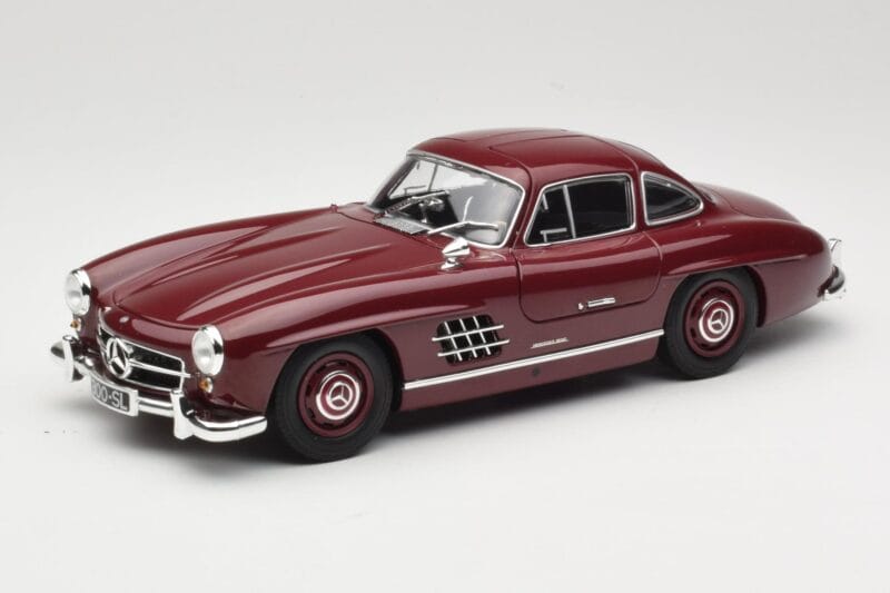 Mercedes 300 SL W198 Gullwing Σκούρο Κόκκινο Minichamps 1:18 110037218 Μέταλλο