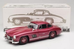Mercedes 300 SL W198 Κόκκινο Φωτιάς Minichamps 1:18 180039008 Μέταλλο - εικόνα 8 από 8
