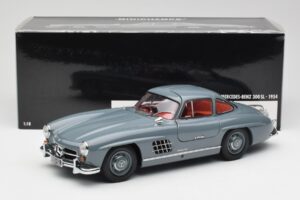 Mercedes 300 SL W198 Graphite Γκρι Minichamps 1:18 180039005 Μέταλλο - εικόνα 8 από 8
