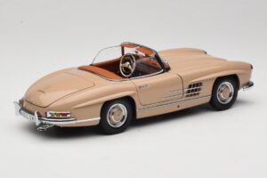 Mercedes 300 SL W198 Roadster Ανοιχτό Καφέ Minichamps 1:18 180039032 Μέταλλο - εικόνα 3 από 8