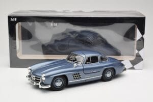 Mercedes 300 SL W198 Gullwing Light Blue Metallic Minichamps 1:18 110037220 Μέταλλο - εικόνα 8 από 8