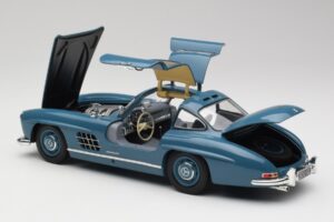 Mercedes 300 SL W198 Ανοιχτό Μπλε Minichamps 1:18 180039007 Μέταλλο - εικόνα 5 από 8