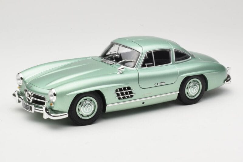 Mercedes 300 SL W198 Gullwing Light Green Metallic Minichamps 1:18 110037221 Μέταλλο