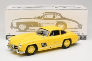 Mercedes 300 SL W198 Ανοιχτό Κίτρινο Minichamps 1:18 180039009 Μέταλλο - εικόνα 8 από 8
