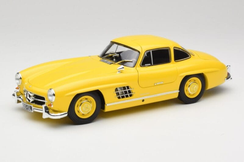 Mercedes 300 SL W198 Ανοιχτό Κίτρινο Minichamps 1:18 180039009 Μέταλλο