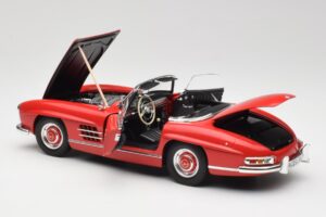 Mercedes 300 SL W198 Roadster Κόκκινο Με Σκληρή Οροφή Minichamps 1:18 180039041 Μέταλλο - εικόνα 5 από 8
