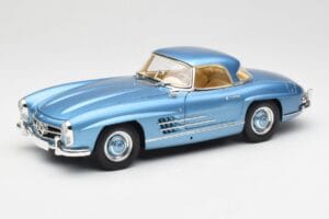 Mercedes 300 SL W198 Roadster Hardtop Light Blue Metallic Minichamps 1:18 180039042 Μέταλλο - εικόνα 3 από 9