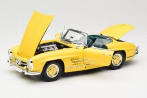 Mercedes 300 SL W198 Roadster Hardtop Signal Yellow Minichamps 1:18 180039044 Μέταλλο - εικόνα 2 από 9