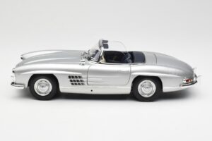 Mercedes 300 SL W198 Roadster Silver Metallic Minichamps 1:18 180039030 Μέταλλο - εικόνα 4 από 8