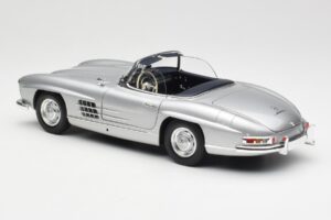 Mercedes 300 SL W198 Roadster Silver Metallic Minichamps 1:18 180039030 Μέταλλο - εικόνα 7 από 8
