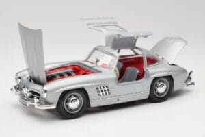 Mercedes 300 SL W198 Gullwing Silver Γκρι Bburago 1:18 3513 Μέταλλο - εικόνα 2 από 8