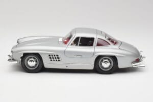 Mercedes 300 SL W198 Gullwing Silver Γκρι Bburago 1:18 3513 Μέταλλο - εικόνα 5 από 8