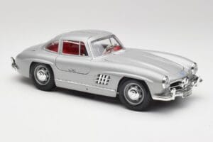 Mercedes 300 SL W198 Gullwing Silver Γκρι Bburago 1:18 3513 Μέταλλο - εικόνα 6 από 8