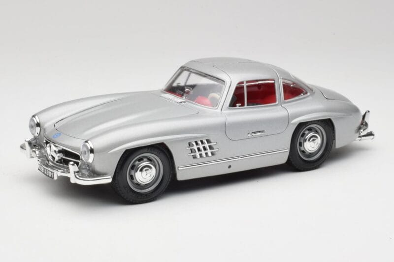 Mercedes 300 SL W198 Gullwing Silver Γκρι Bburago 1:18 3513 Μέταλλο