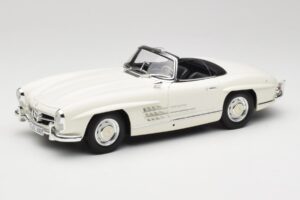 Mercedes 300 SL W198 Roadster Λευκό Με Μαλακή Οροφή Minichamps 1:18 180039034 Μέταλλο