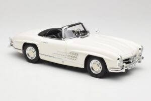 Mercedes 300 SL W198 Roadster Λευκό Με Μαλακή Οροφή Minichamps 1:18 180039034 Μέταλλο - εικόνα 7 από 9