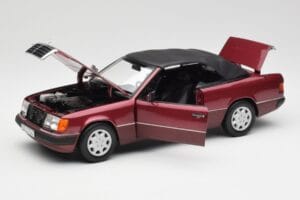 Mercedes 300CE-24 A124 Καμπριολέ Almandine Κόκκινο Μεταλλικό Norev 1:18 B66040616 Μέταλλο - εικόνα 2 από 8