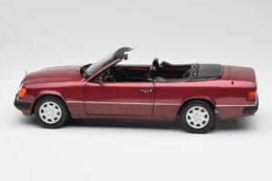 Mercedes 300CE-24 A124 Καμπριολέ Almandine Κόκκινο Μεταλλικό Norev 1:18 B66040616 Μέταλλο - εικόνα 4 από 8