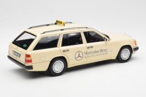 Mercedes 300D S124 T-Model Ανοιχτό Ελεφαντόδοντο Taxi Dealer Edition Norev 1:18 B66040702 Μέταλλο - εικόνα 3 από 8