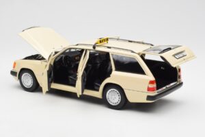 Mercedes 300D S124 T-Model Ανοιχτό Ελεφαντόδοντο Taxi Dealer Edition Norev 1:18 B66040702 Μέταλλο - εικόνα 5 από 8