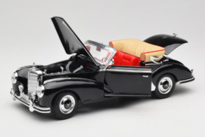 Mercedes 300S W188 Roadster Μαύρο Welly 1:18 801-3271398 Μέταλλο - εικόνα 2 από 8