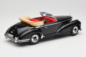 Mercedes 300S W188 Roadster Μαύρο Welly 1:18 801-3271398 Μέταλλο - εικόνα 3 από 8