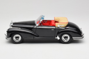 Mercedes 300S W188 Roadster Μαύρο Welly 1:18 801-3271398 Μέταλλο - εικόνα 4 από 8