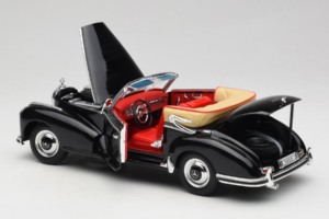 Mercedes 300S W188 Roadster Μαύρο Welly 1:18 801-3271398 Μέταλλο - εικόνα 5 από 8