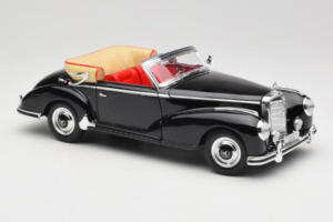 Mercedes 300S W188 Roadster Μαύρο Welly 1:18 801-3271398 Μέταλλο - εικόνα 6 από 8