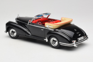 Mercedes 300S W188 Roadster Μαύρο Welly 1:18 801-3271398 Μέταλλο - εικόνα 7 από 8