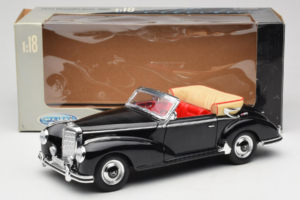 Mercedes 300S W188 Roadster Μαύρο Welly 1:18 801-3271398 Μέταλλο - εικόνα 8 από 8
