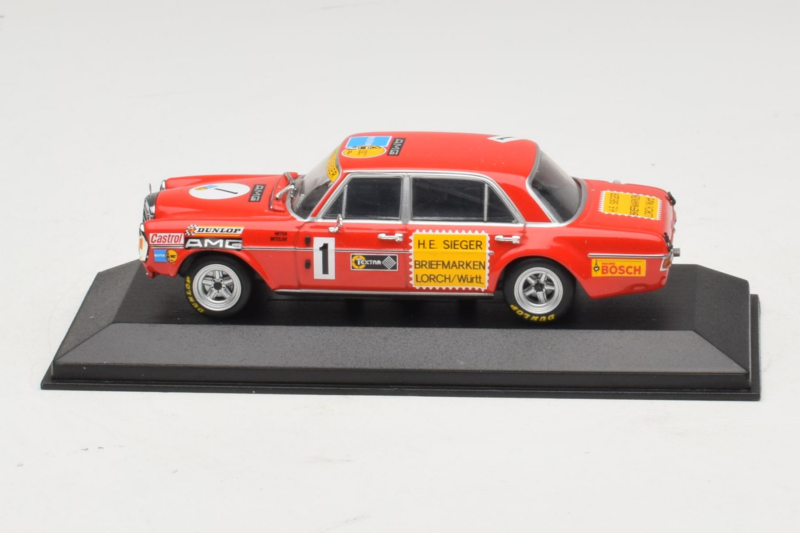Mercedes 300 SEL 6.8 AMG #35 H. Heyer / C. Schickentanz 24 Hours of Spa 1971 Minichamps 1:43 MB007 Μέταλλο