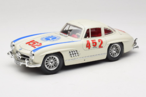 Mercedes 300SL #452 Mille Miglia 1955 Λευκό Bburago 1:18 3015-M2 Μέταλλο