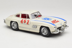 Mercedes 300SL #452 Mille Miglia 1955 Λευκό Bburago 1:18 3015-M2 Μέταλλο - εικόνα 6 από 8