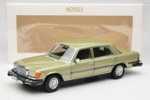 Mercedes 450 SEL W116 J.R. Ewing Dallas Ασημόπρασινο Norev 1:18 183975 Μέταλλο - εικόνα 8 από 8