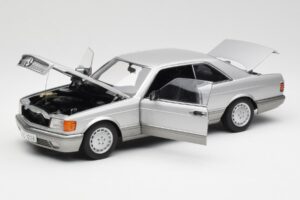 Mercedes 500 SEC C126 Ασημί AUTOart 1:18 76212 Μέταλλο - εικόνα 2 από 8