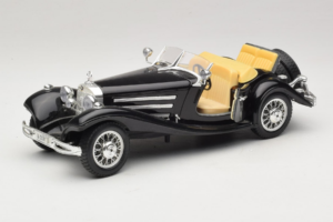 Mercedes 500K Roadster Μαύρο Bburago 1:18 3020-P2 Μέταλλο - εικόνα 2 από 8