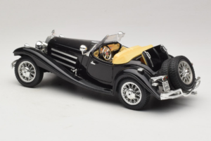 Mercedes 500K Roadster Μαύρο Bburago 1:18 3020-P2 Μέταλλο - εικόνα 7 από 8